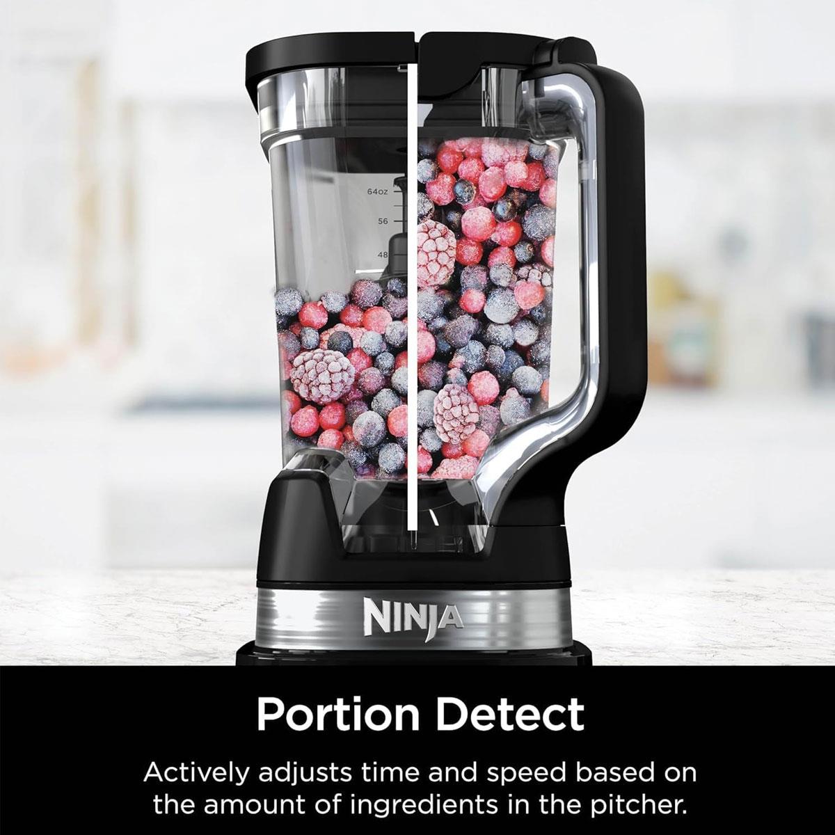 Ninja Detect Power Blender Pro 1200W 2.1L Jug BlendSense Technology Black