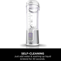 Ninja Blast Cordless Portable Blender 530ml USB-C Rechargeable Stainless Steel Blades White