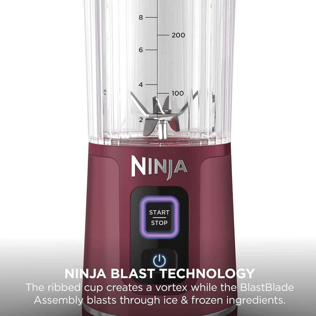 Ninja Blast Cordless Portable Blender 530ml USB-C Rechargeable Cranberry Red