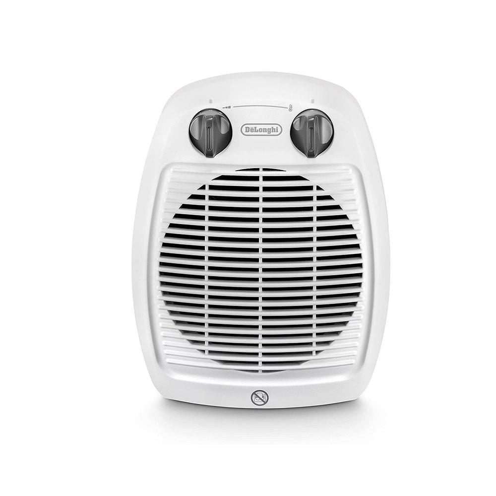 Delonghi Upright Fan Heater - White