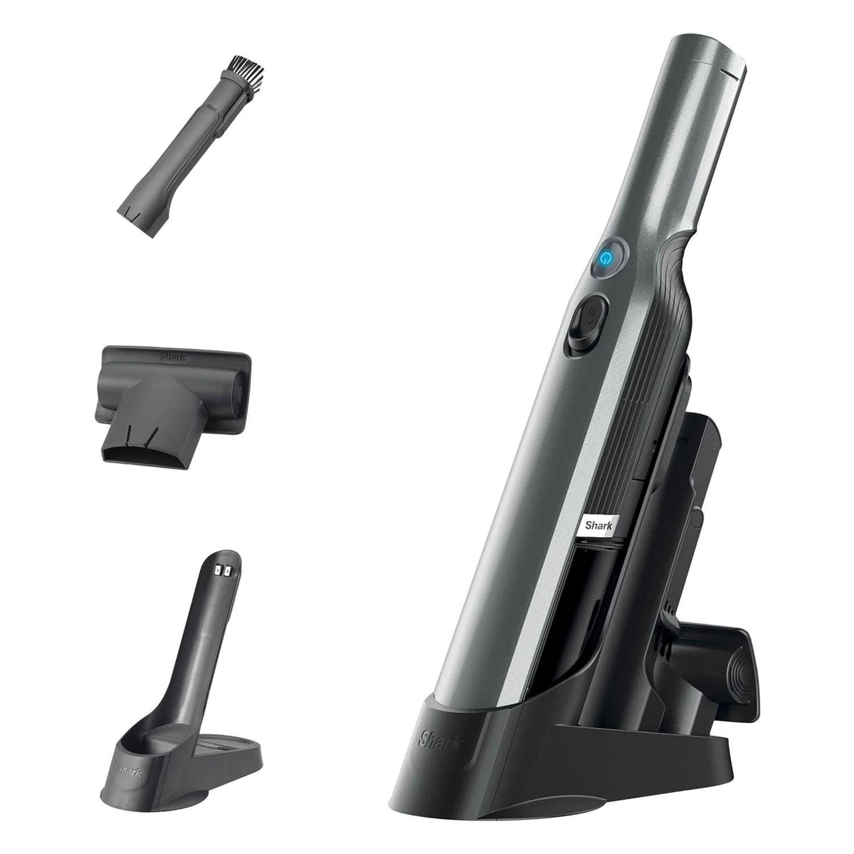 Shark WandVac 1.0 Cordless Handheld Vacuum Cleaner 0.1L Dust Cup Pet Tool Single Battery Crevice Tool Grey
