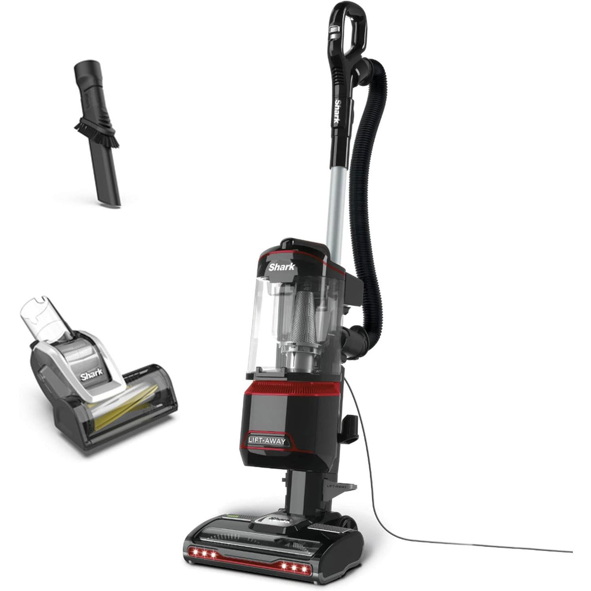 Shark Lift-Away Upright Vacuum Cleaner 750W 1.1L Anti-Allergen Pet Tool Red & Black