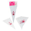 Tala Disposable Icing Bags Clear Plastic Piping Bags for Cake Decorating 16.5x31cm 10 Pack