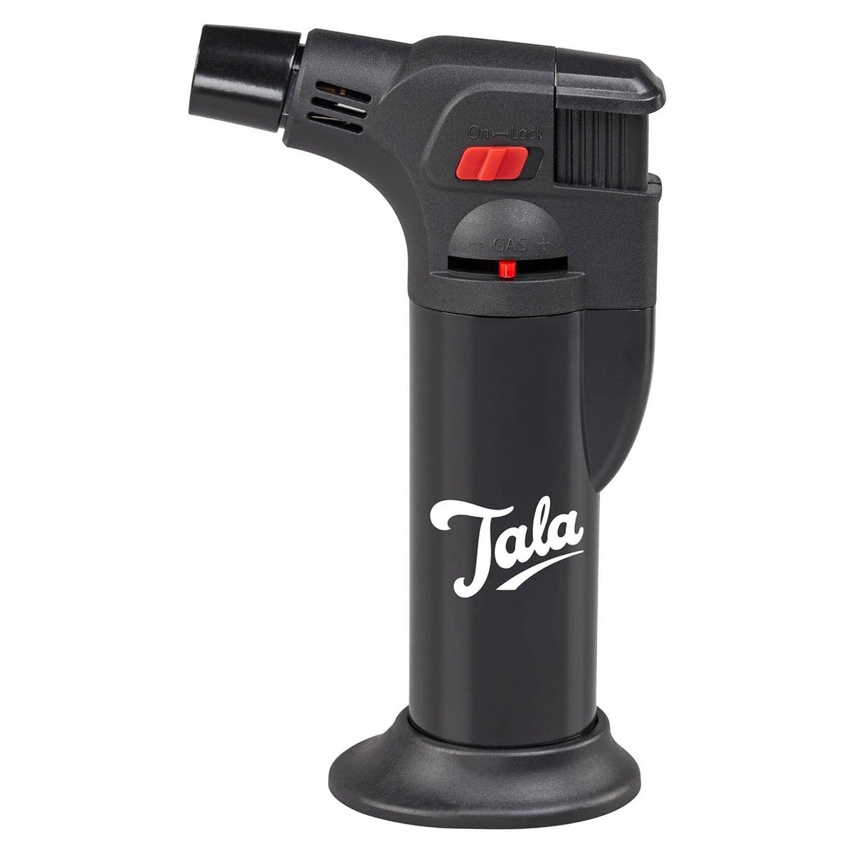 Tala Mini Cook's Blow Torch Refillable Kitchen Torch with Adjustable Flame and Safety Lock Black