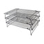 Tala 3-Tier Non-Stick Cake Cooling Rack Set Metal Wire Baking Racks 40 x 25 cm Black