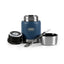 Thermos Icon Series Food Flask 470ml Stainless Steel Vacuum Insulated with Folding Spoon Navy Blue