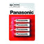 Panasonic AA Zinc Carbon Batteries 1.5V Pack of 4
