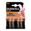 Duracell Plus Power AA Alkaline Batteries 1.5V LR6 Pack of 4