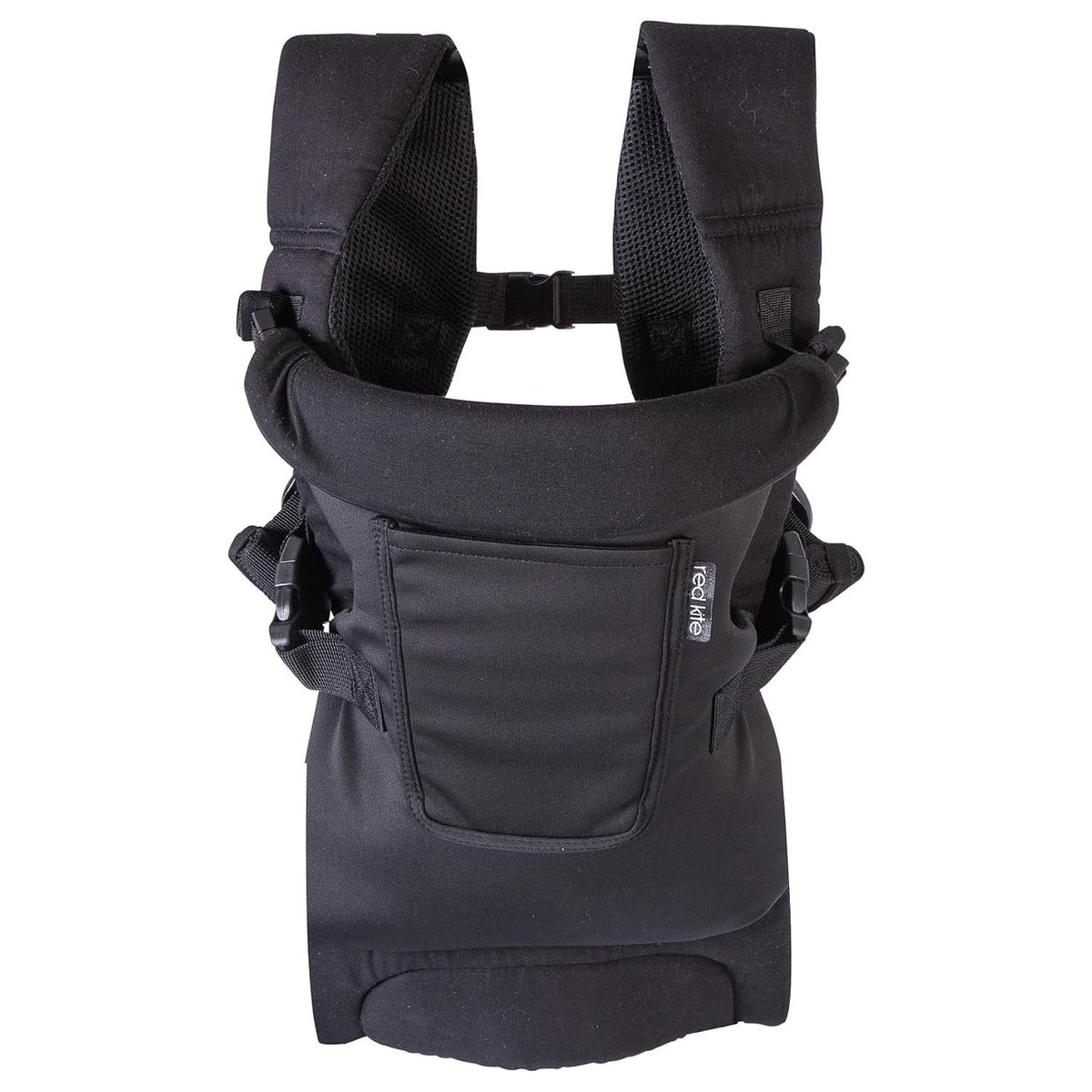 Red Kite Baby Carrier Ara – Black Polyester Infant Sling with Padded Shoulder Straps Adjustable Waist Support & 3 Carrying Positions (3.5–15kg)