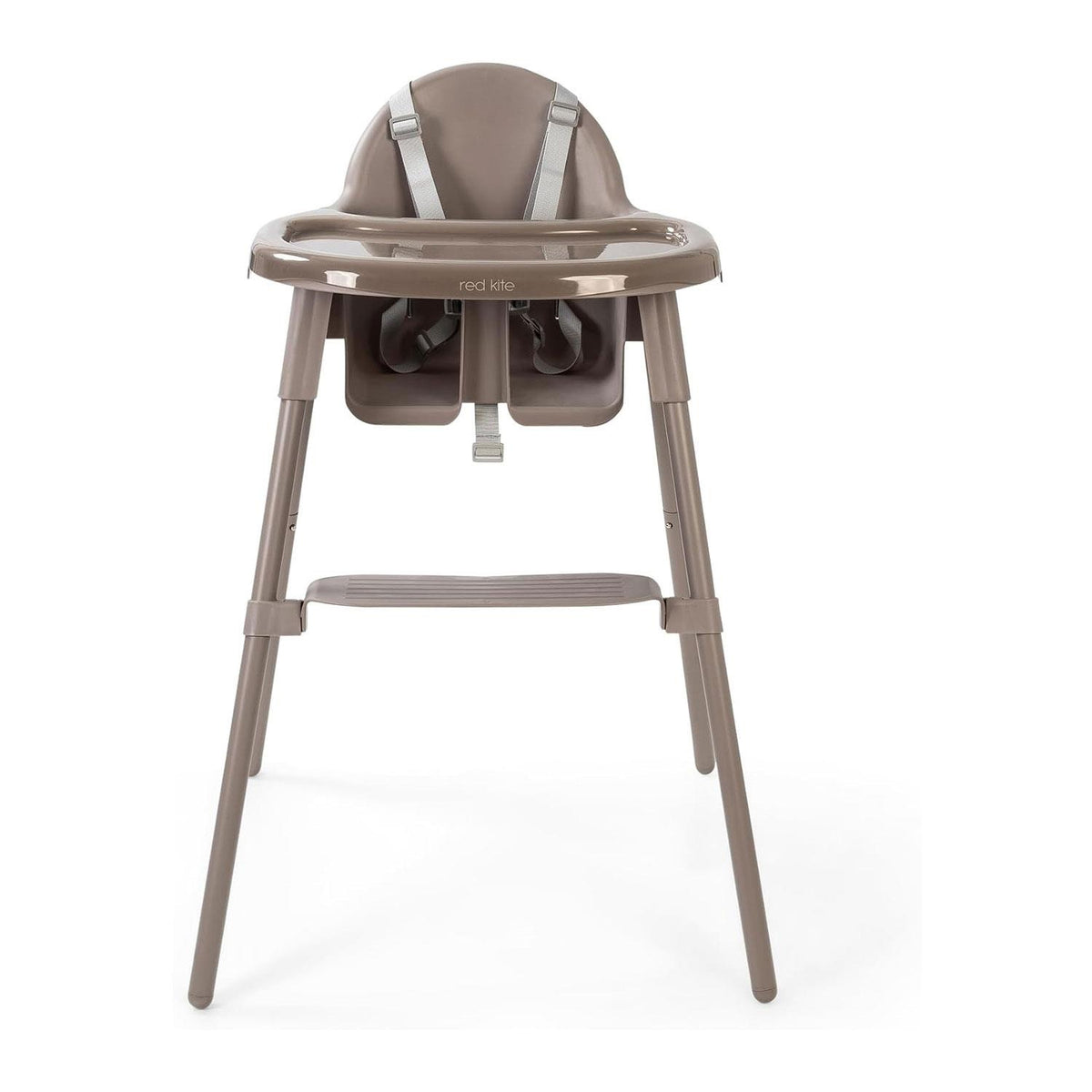 Red Kite Feed Me Go 2-in-1 Baby Highchair & Junior Chair – Truffle Adjustable Footrest Removable Tray & 5-Point Harness
