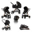 Red Kite Push Me Pace i 2-in-1 Travel System – Amber i-Size Infant Car Seat Convertible Pram & Stroller Rose Gold Frame
