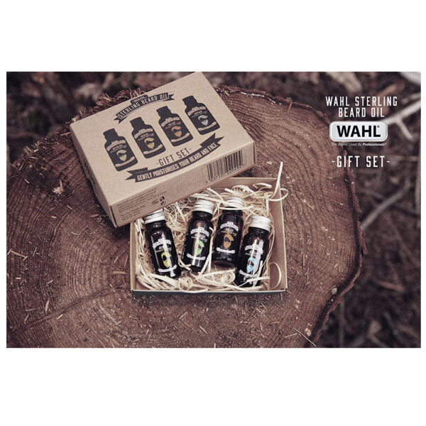 Wahl Beard Oil Gift Set Beard Softener To Nourish Skin And Hair Moisturiser To Stop Beard Itch - 4 x 10ml - Image 2