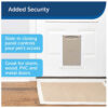 PetSafe Staywell Aluminum Pet Door Flap Energy Efficient Magnetic Locking Large - Image 4