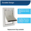 PetSafe Staywell Aluminum Pet Door Flap Energy Efficient Magnetic Locking Large - Image 5