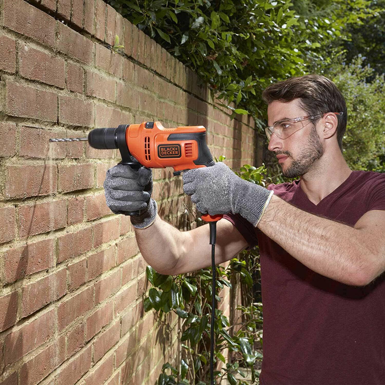 Black & Decker Powerful 500W Keyless Corded Hammer Drill BuysBest