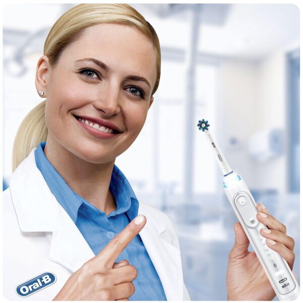 Oral B Genius Pro 9000 Electric Rechargeable Toothbrush - White - Image 6