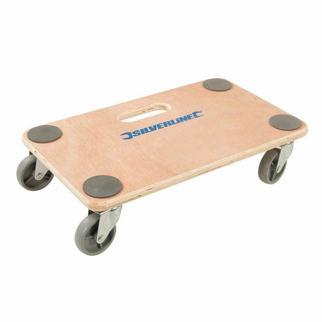 Silverline Wheeled Platform Dolly 150kg Load Capacity BuysBest