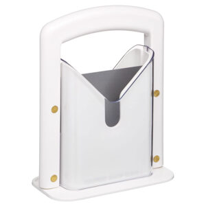 KitchenCraft Bagel Biter Precision Bagel Guillotine - White