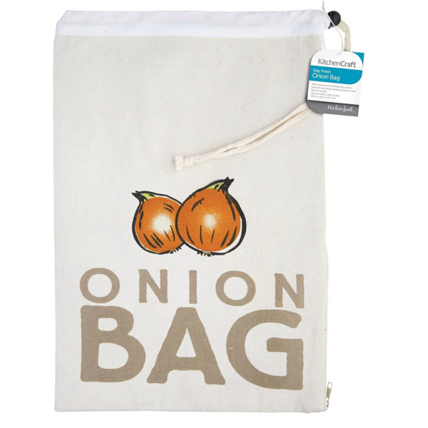 KitchenCraft Stay Fresh Onion Preserving Storage Bag - Beige