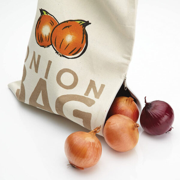 KitchenCraft Stay Fresh Onion Preserving Storage Bag - Beige