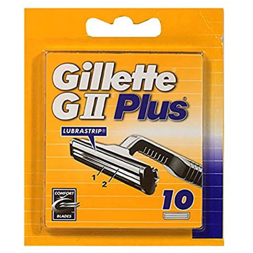 Gillette GII Plus Mens Razor Blades 10 Refills BuysBest