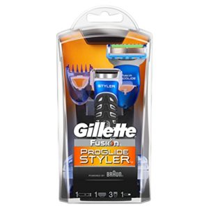Gillette Fusion 3 in1 Shaving Razor, Edging Blade Proglide Styler Beard Trimmer