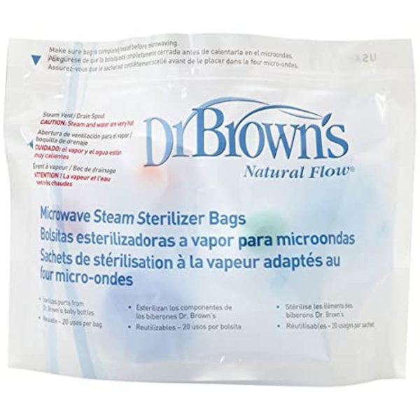 Dr Brown Options Microwave Steriliser Bag (Pack of 5)