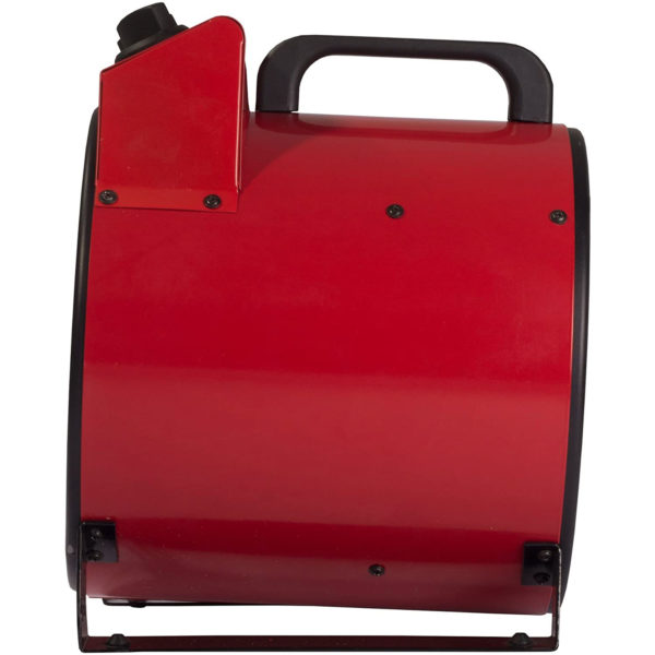 Igenix Commercial Drum Fan Heater, 3 kW, Red