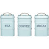 KitchenCraft Living Nostalgia Metal Tea Caddy - Vintage Blue - Image 4