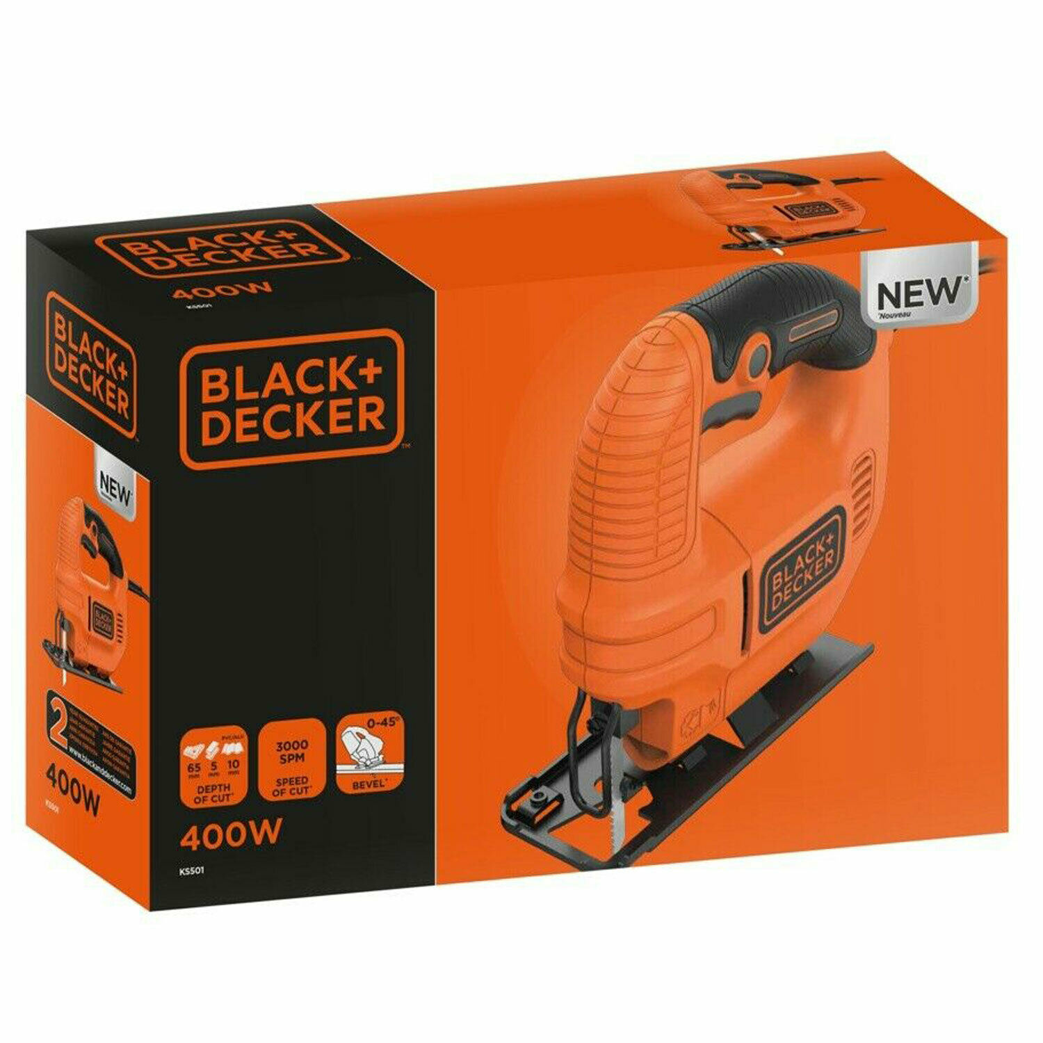 Black & Decker Compact Jigsaw with Blade, 400 W BuysBest