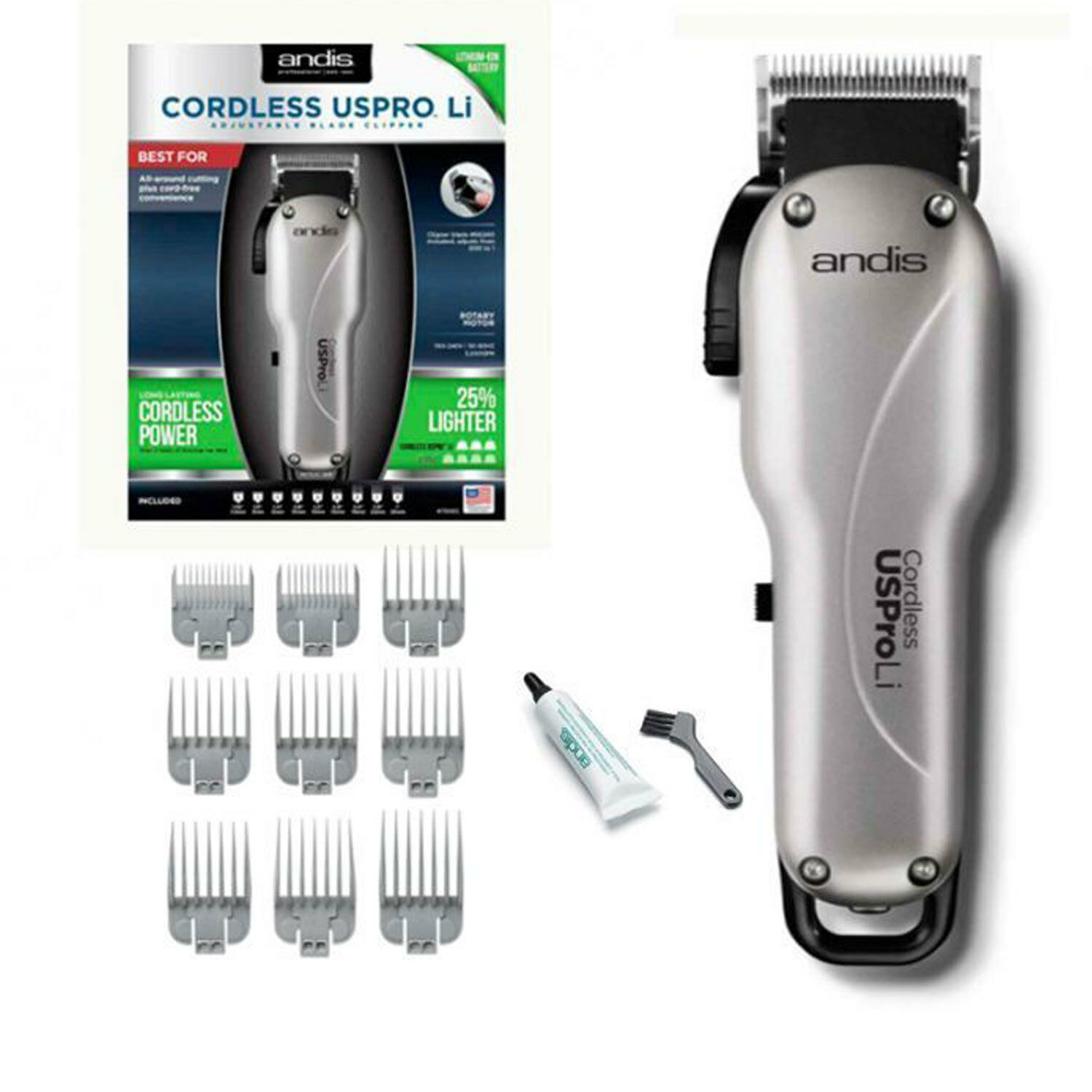 Andis Cordless US Pro Lithium Hair Clipper With Robust & Lasting Power