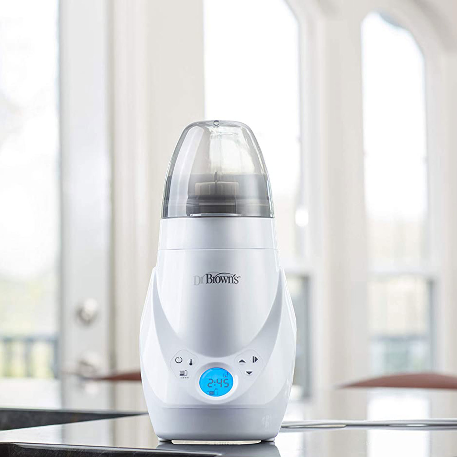 Dr Brown Deluxe Bottle Warmer And Steriliser White And Grey BuysBest