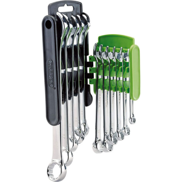 Draper 11 Piece Combination Spanner Set - Green