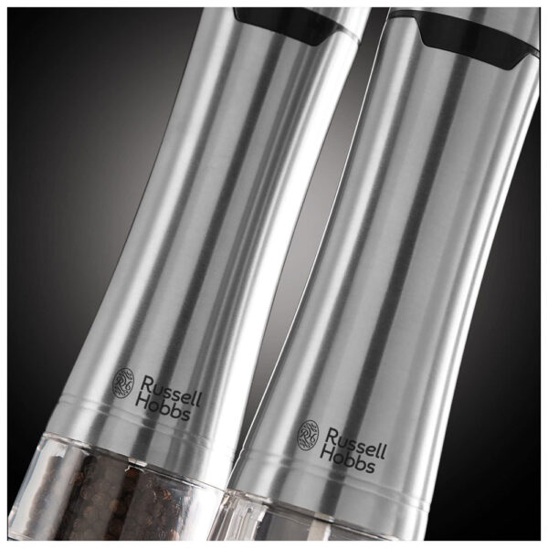 Russell Hobbs Electric Salt And Pepper Grinder Stainless Steel - Silver - Image 2