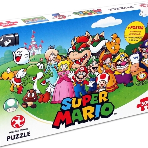 Winning Moves Mario Kart Nintendo Super Mario Friends Jigsaw Puzzle 500 Piece – Multicolor