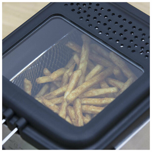 Swan Deep Fat Fryer Stainless Steel 900 W 1.5 Litres - Silver - Image 5