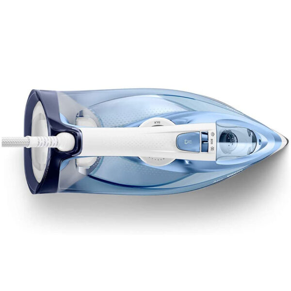 Philips Azur Steam Iron With 180 g Steam Boost 2400 W - Blue - Image 3