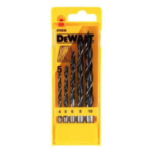 Dewalt Brad Point Drill Bit Set - 5 Piece