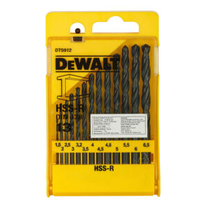 Dewalt HSS-R Jobber Drill Bit Set - 13 Pieces