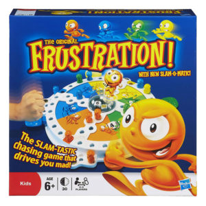 hasbro frustration board game