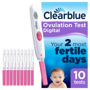 Clearblue Digital Ovulation Test Kit (OPK) - 1 Digital Holder And 10 Tests