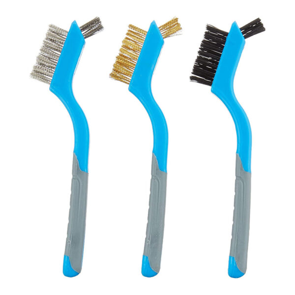 Silverline Mini Wire Brush - 3pce Set