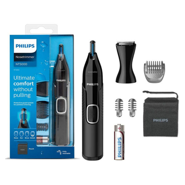 Philips Nose Hair Trimmer Series 5000 Nose, Ear And Eyebrow Trimmer