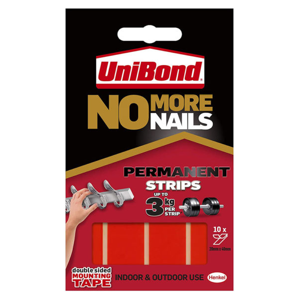 UniBond No More Nails Strips - Permanent