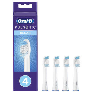 Oral B Pulsonic Clean Toothbrush Heads For Sonic Toothbrushes – Pack of 4