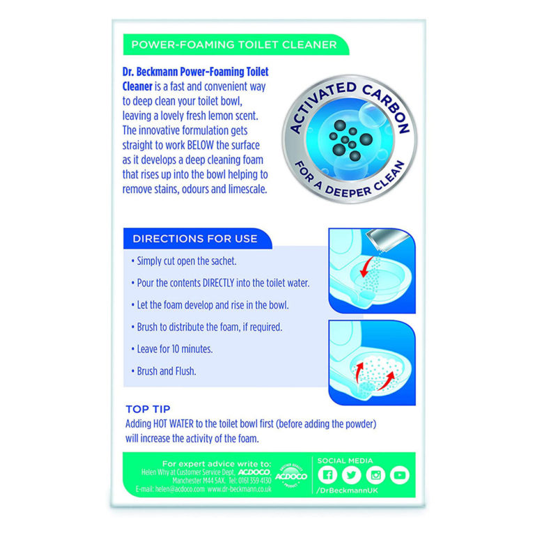 Dr. Beckmann PowerFoaming Toilet Cleaner 3 x 100 g BuysBest