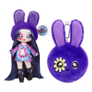 LOL Na Na Na Surprise Serie 4 Hippie Melanie Mod Pom Doll - Purple