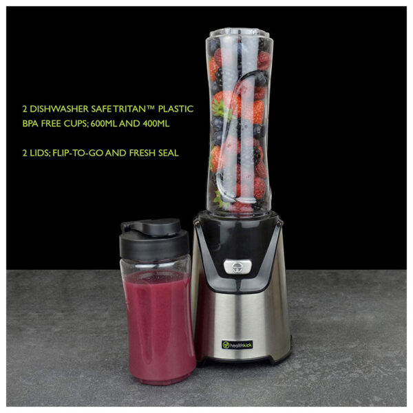 Lloytron Healthkick Personal Sports Blender 400 W - Black And Silver - Image 3