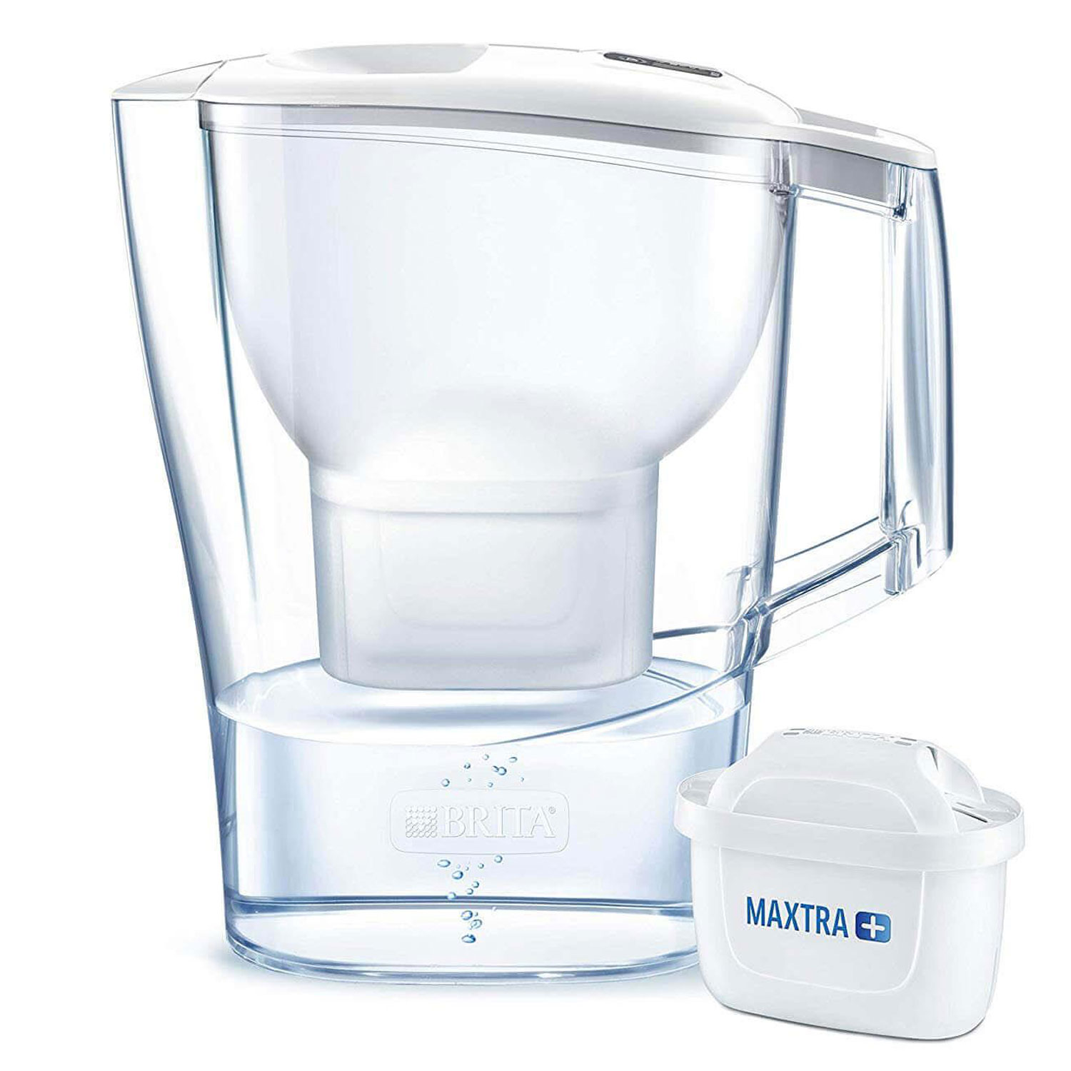 Brita Aluna Water Filter Jug With MAXTRA+ Filter Cartridges Plastic 2.4