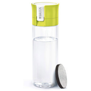 Brita Fill & Go Vital Water Bottle 600ml & 1 MicroDisc Filter - Lime